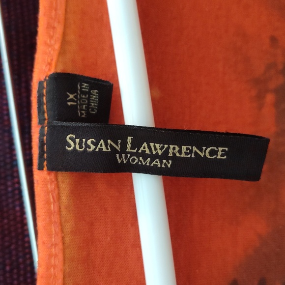 Susan Lawrence women's 1X sleeveless top with shoulder covering - Picture 3 of 6